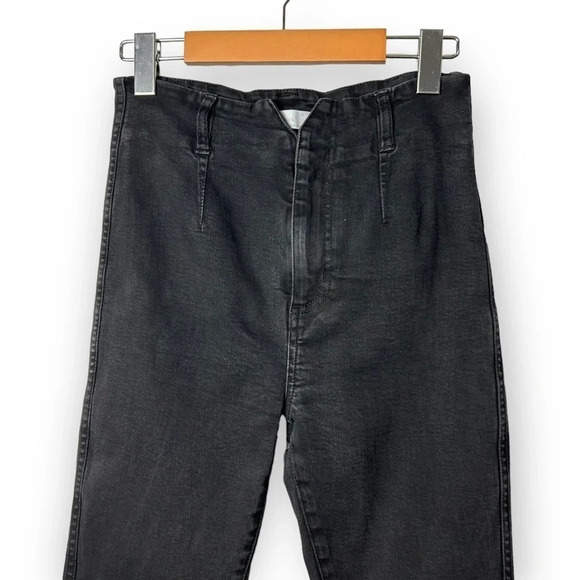 Oak + Fort Faded  Black High Rise Jeans - Picture 3 of 9